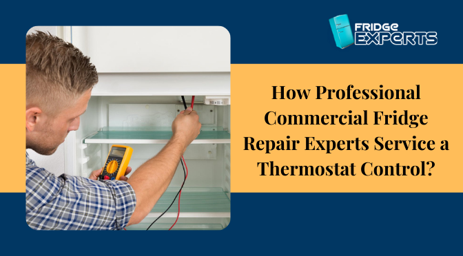 How Professional Commercial Fridge Repair Experts Service a Thermostat Control?