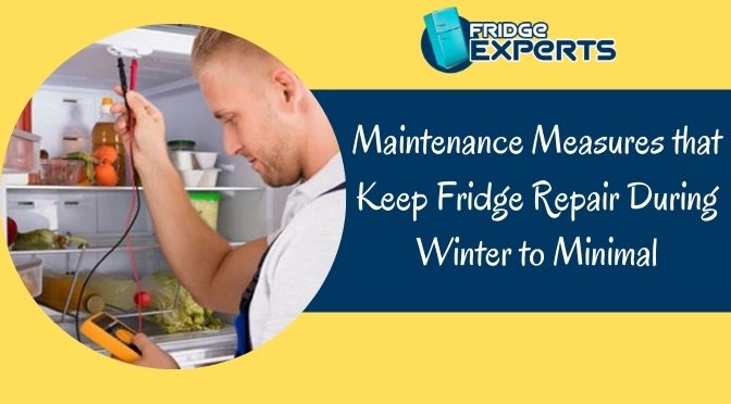 Maintenance Measures that Keep Fridge Repair During Winter to Minimal