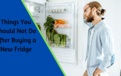 Things You Should Not Do After Buying a New Fridge