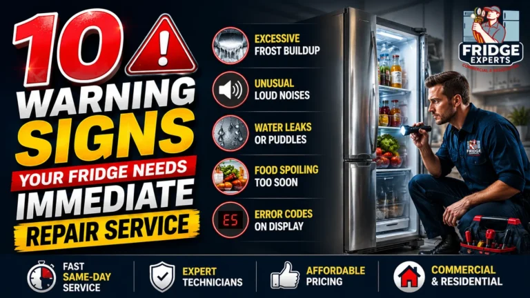 10 Warning Signs Your Fridge Needs Immediate Repair Service
